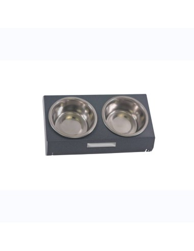 Comedero/Bebedero Doble (Suelo o Pared) – Chapa...