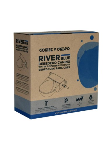 Abreuvoir canin RIVER BLUE, capacité 1 l