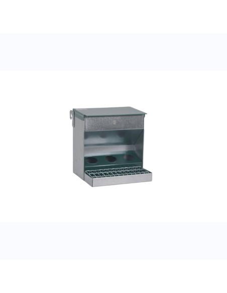 Parakeet feeder with 3 flying holes