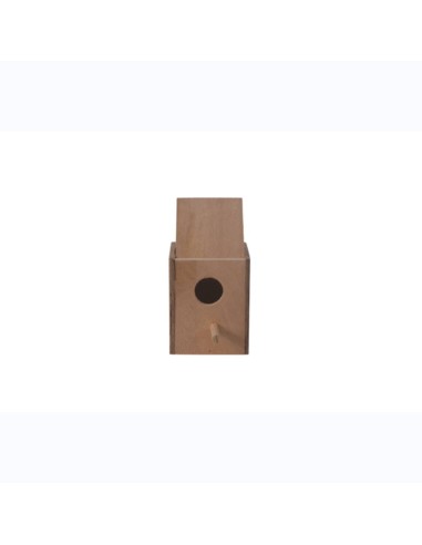 Nido de Madera para Aves Exóticas (10x10x12 cm)...