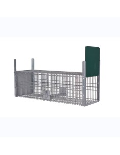 Jaula de Captura Profesional (122x39x38 cm) – Sistema de...