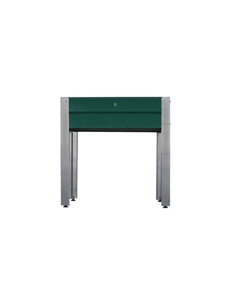 Mesa de cultivo lacada verde 80x60