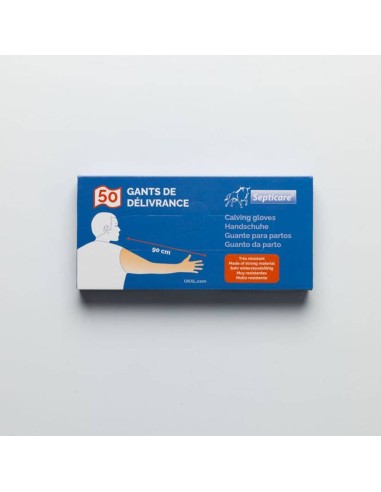Guantes para Partos (Caja de 50 u., Longitud 90...