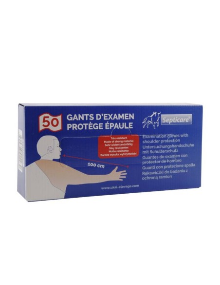 Guantes Septicare con Protección de Hombro (Caja de 50 u., 100 cm) – Ukal