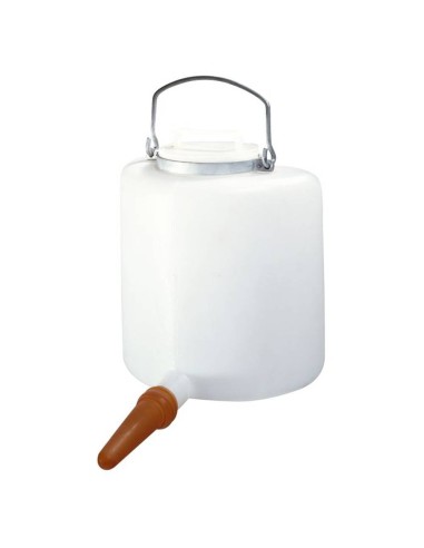 Cubo Semicircular de 6 L con Tapa y 2 Tetinas...