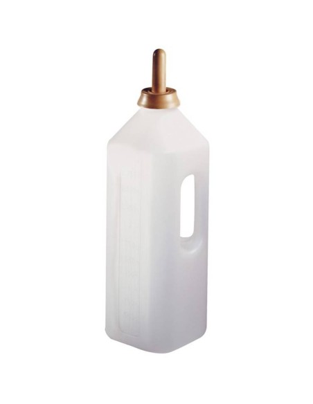 Comederos de Plástico para Terneros (2 L y 3 L) con Asa, Tetina y Soporte – Ukal