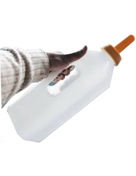 Comederos de Plástico para Terneros (2 L y 3 L) con Asa, Tetina y Soporte – Ukal