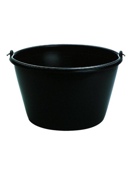 Cubo de Plástico Graduado para Terneros – Negro (14 L / 16 L / 16 L Grande / 19 L)