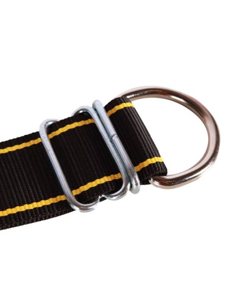 Collar de Toro Amarillo y Negro, 7 cm x 1,7 m