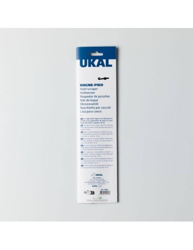 Raspador de Pezuñas Afilado en Acero Lacado Negro