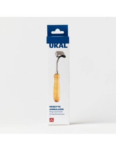 Cuchillo de Pezuña de Anillo con mango de madera