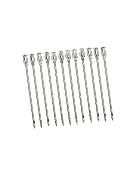 Catéter de Acero Inoxidable Ojival – 8 cm o 10 cm (Pack de 12)
