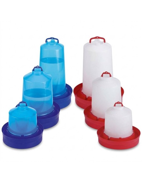 Bebedouro para Galinhas 2ª Idade, Azul, 5 litros