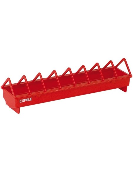 Plastic feeder for chickens, wide grids, 50 cm