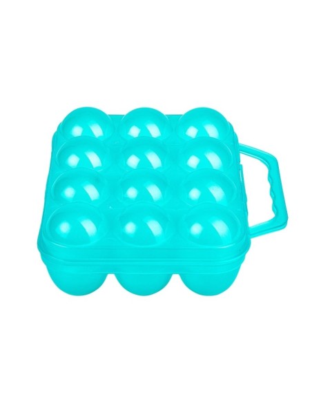 Plastic egg cup with translucent handle Blue