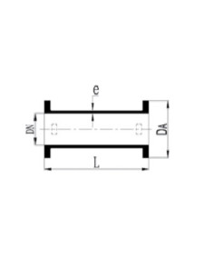 Carrete doble brida PN16 fundición dúctil brida orientable 2