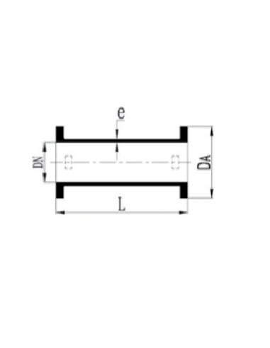 Carretel de flange duplo PN16 flange ajustável...