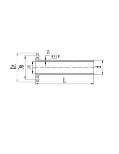 Bride lisse Bride réglable en fonte ductile PN16