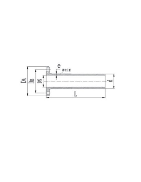 Bride lisse Bride réglable en fonte ductile PN16