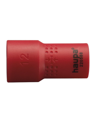 Llaves de vaso hexagonales 1000 V 1/4" (40 MM LT)