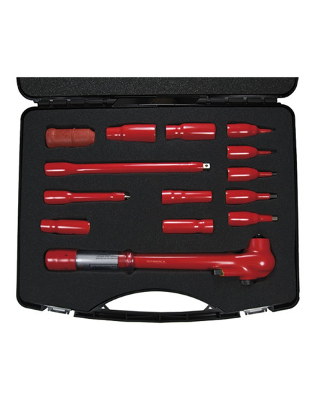 Tool case 1000 V 3/8" - 14 pcs