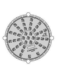 Registros circulares no abatibles D-400