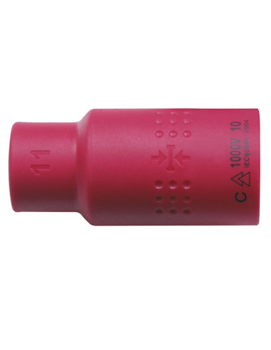 Llave de vaso hexagonal 1000V 1/2