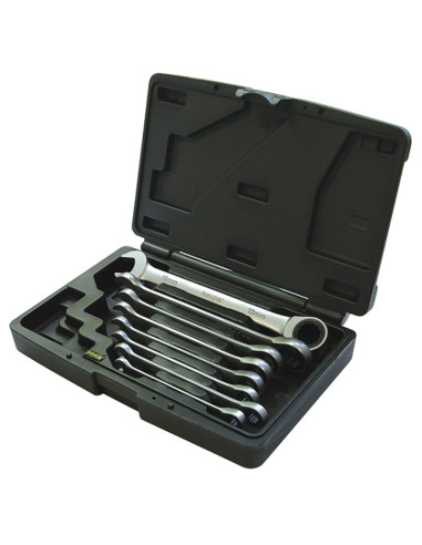 Jeu de clés mixtes 8 pièces. Taille 8/19