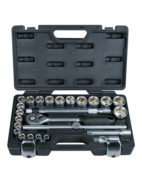 Conjunto de chave de soquete 25 unidades.