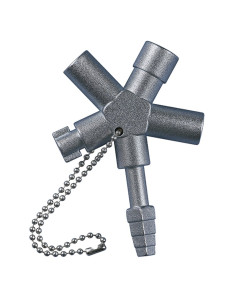 Chave do armário de distribuição.