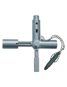 Llave universal para armarios maniobra.