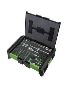 SysCon jeu de douilles « SocketMax » 1/2" 1/4" 55 pièces