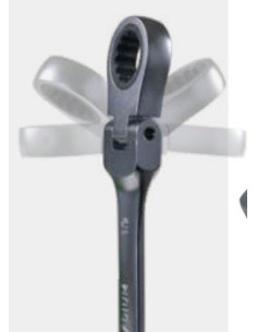 Fixed wrench set with articulated ratchet “Flex” 8 pcs.... 2