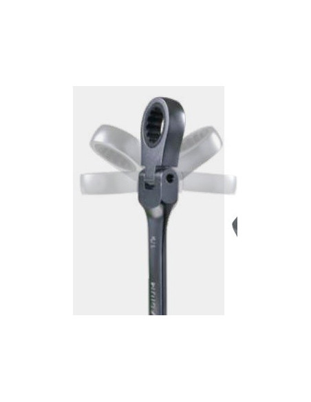 Jeu de clés fixes à cliquet articulé « Flex » 8 pcs. Taille-8/19