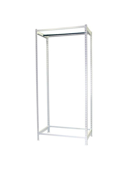 Estantería para ropa con ruedas SIMONCLOTHING SINGLE MOB. 1/151250 BLANCO