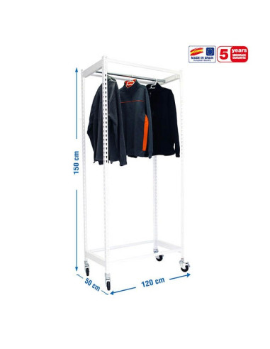 Estantería para ropa con ruedas SIMON-CLOTHING...