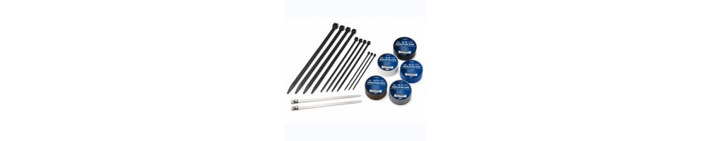 Bridas y cintas aislantes | Nylon, acero y PVC